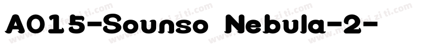 A015-Sounso Nebula-2字体转换